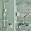Bekijk hier onze : VALISA Chroom 4-weg thermostaat regendouche set met drukknoppen, waterval baduitloop, bidet en digitaal display | Type C
