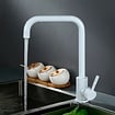 Bekijk hier onze : VALISA Basic keuken mengkraan strak design hoek uitloop wit