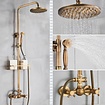 Bekijk hier onze : VALISA Antieke douche set messing ronde regendouche DB-0613-E