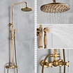 Bekijk hier onze : VALISA Antieke douche set messing ronde regendouche DB-0613-F