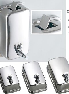 VALISA Zeep dispenser muur 1000 ML chroom Rvs