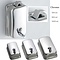 Zeep dispenser muur 1000 ML chroom Rvs