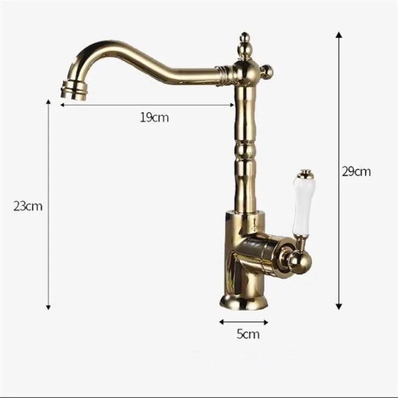 Shop nu deze Robuuste antieke keukenkraan met porseleinen hendel chroom op Valisa.nl