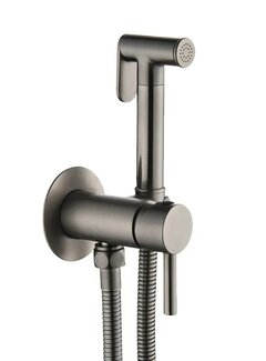 VALISA Mengkraan hand bidet kraan hoekstop kraan met slang gun metal