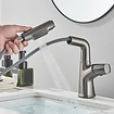 Bekijk hier onze : VALISA Luxe design uitschuifbare mengkraan met uitrekbare spoelkop 2 standen geborsteld gun metal