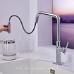 Bekijk hier onze : VALISA Hoge keuken mengkraan met modern design en uitrekbare spoelkop 3 standen chroom