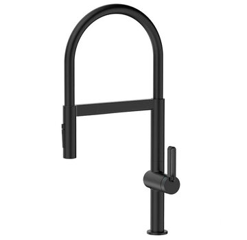 VALISA Nieuwe keuken mengkraan met magnetische sluiting 360 graden rotatie pull down modern zwart