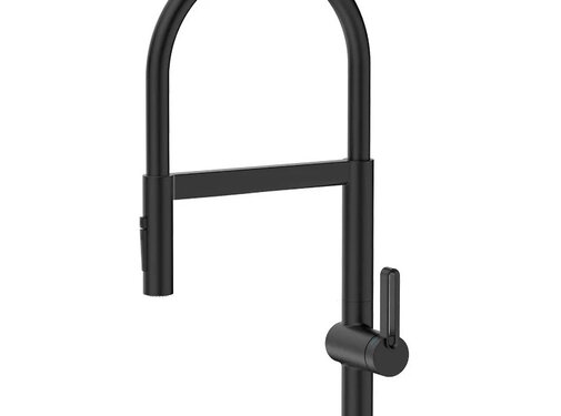 VALISA Nieuwe keuken mengkraan met magnetische sluiting 360 graden rotatie pull down modern zwart