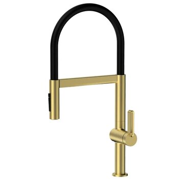 VALISA Nieuwe keuken mengkraan met magnetische sluiting 360 graden rotatie pull down modern geborsteld goud