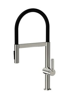 VALISA Nieuwe keuken mengkraan met magnetische sluiting 360 graden rotatie pull down modern geborsteld nikkel