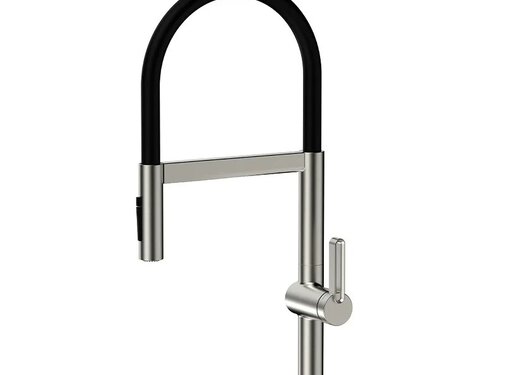 VALISA Nieuwe keuken mengkraan met magnetische sluiting 360 graden rotatie pull down modern geborsteld nikkel