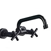 Bekijk hier onze : VALISA Wandkraan Mat Zwarte Mengkraan Draaibare Uitloop Style 2 -17cm