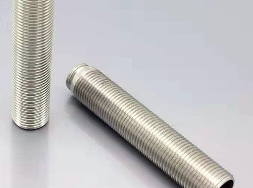 VALISA Losse onderdelen | 2x 304 Roestvrijstalen Buitendraad Ronde Pijp 100mm