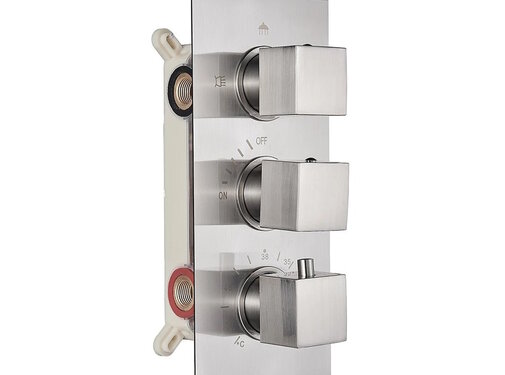 VALISA Luxe 3 weg thermostaat inbouw kraan RVS 3 knoppen