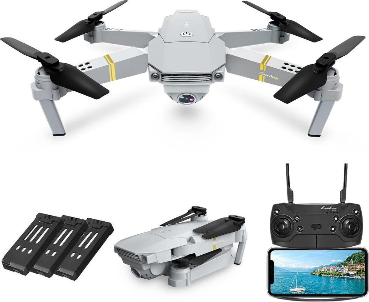Anemoon vis aardolie aantrekkelijk Mini Drone met Camera - 100m Bereik - HD Live-View via App | Zilver -  Trendtrading