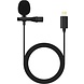 Trendtrading Microfoon voor iPad en iPhone - Lightning Aansluiting met Lavalier Lapel clip mic recording, 145cm kabel lengte Trendtrading Microfoon voor iPad en iPhone - Lightning Aansluiting met Lavalier Lapel clip mic recording, 145cm kabel lengte