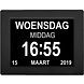 Trendtrading Digitale Dementie klok zwart Trendtrading Digitale Dementie klok zwart