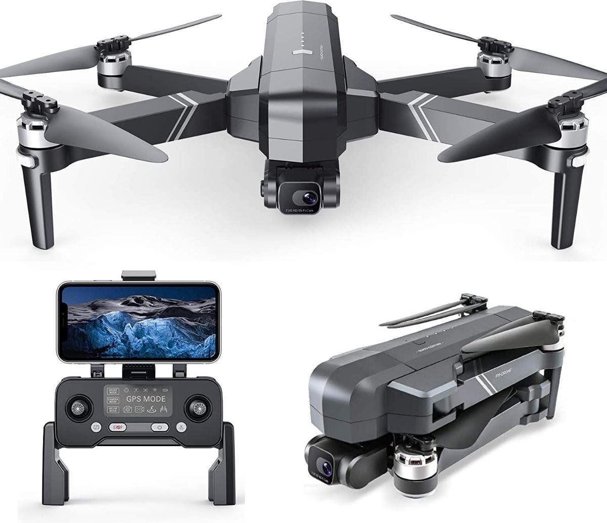 TD60RC Drone 4K camera PRO BRUSHLESS MOTOR Zilver - Trendtrading