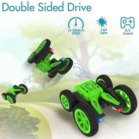 Overjas Mangel Chronisch RC stunt auto op afstandsbediening - Voor kinderen en volwassenen - TA80RC  - Groen - Trendtrading