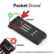 Trendtrading Drone accu voor Trendtrading Pocket drone 3.7V 850MAH Lipo Batterij Trendtrading Drone accu voor Trendtrading Pocket drone 3.7V 850MAH Lipo Batterij