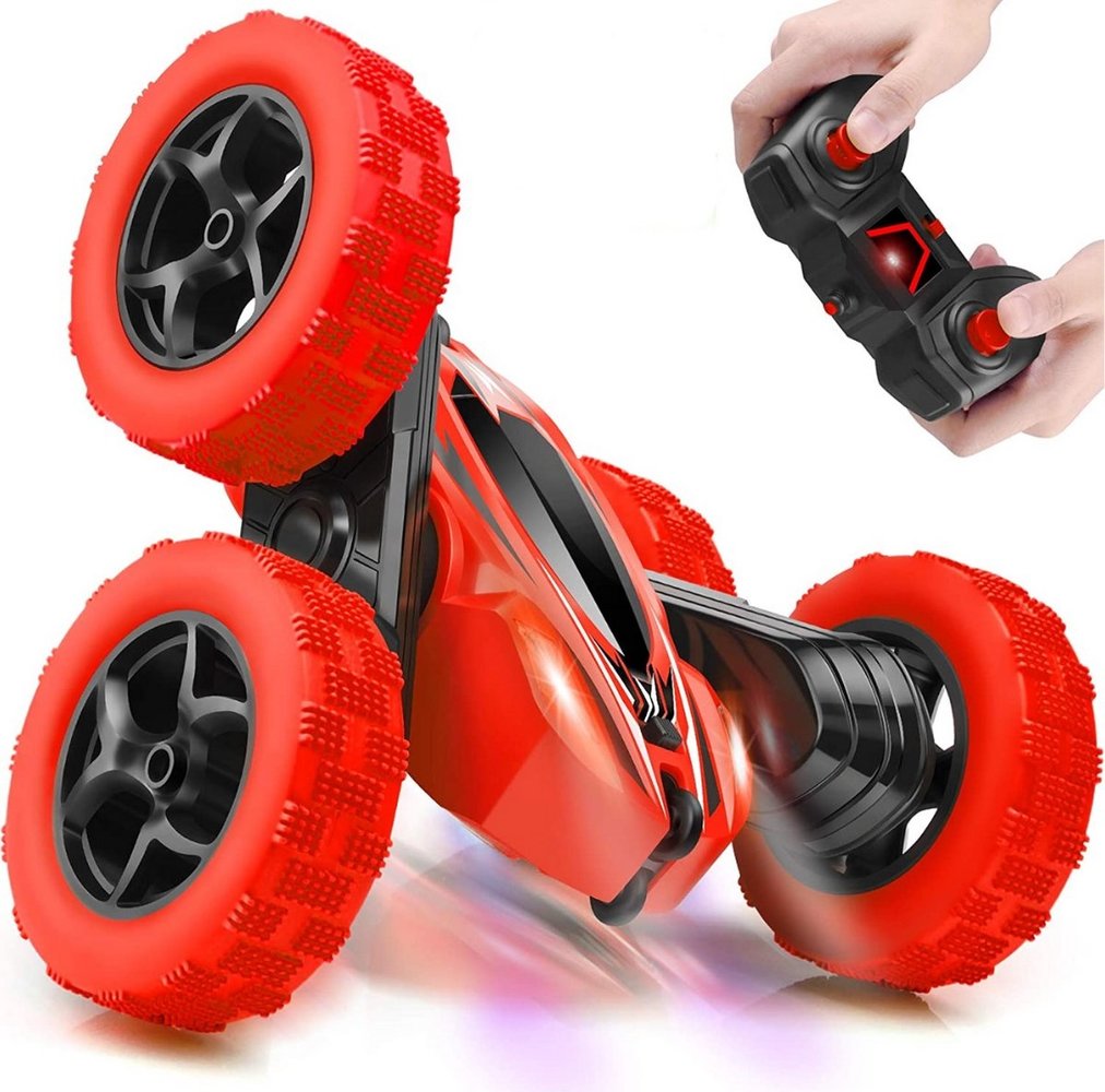 Ijzig Explosieven zwaartekracht RC stunt auto op afstandsbediening - Voor kinderen en volwassenen - Rood -  Trendtrading