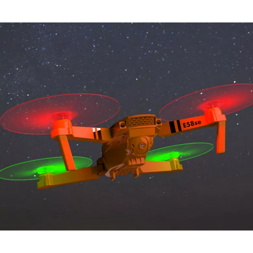 Trendtrading Pocket Drone with Camera 30 Minutes Flight Time Orange