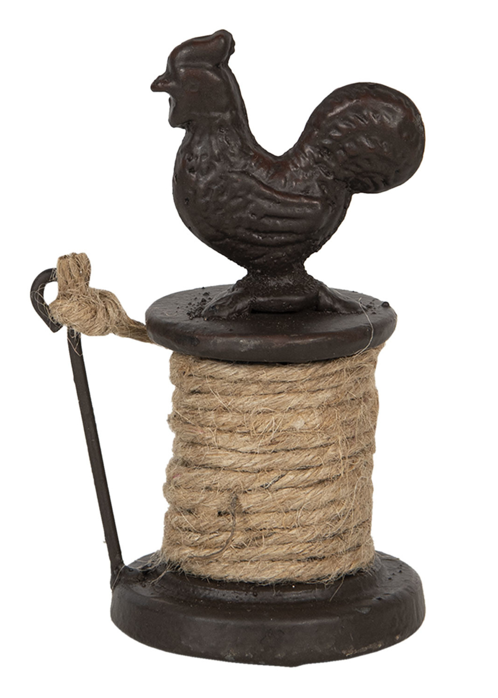 Clayre & Eef Support corde coq 9*7*13 cm 6Y3804