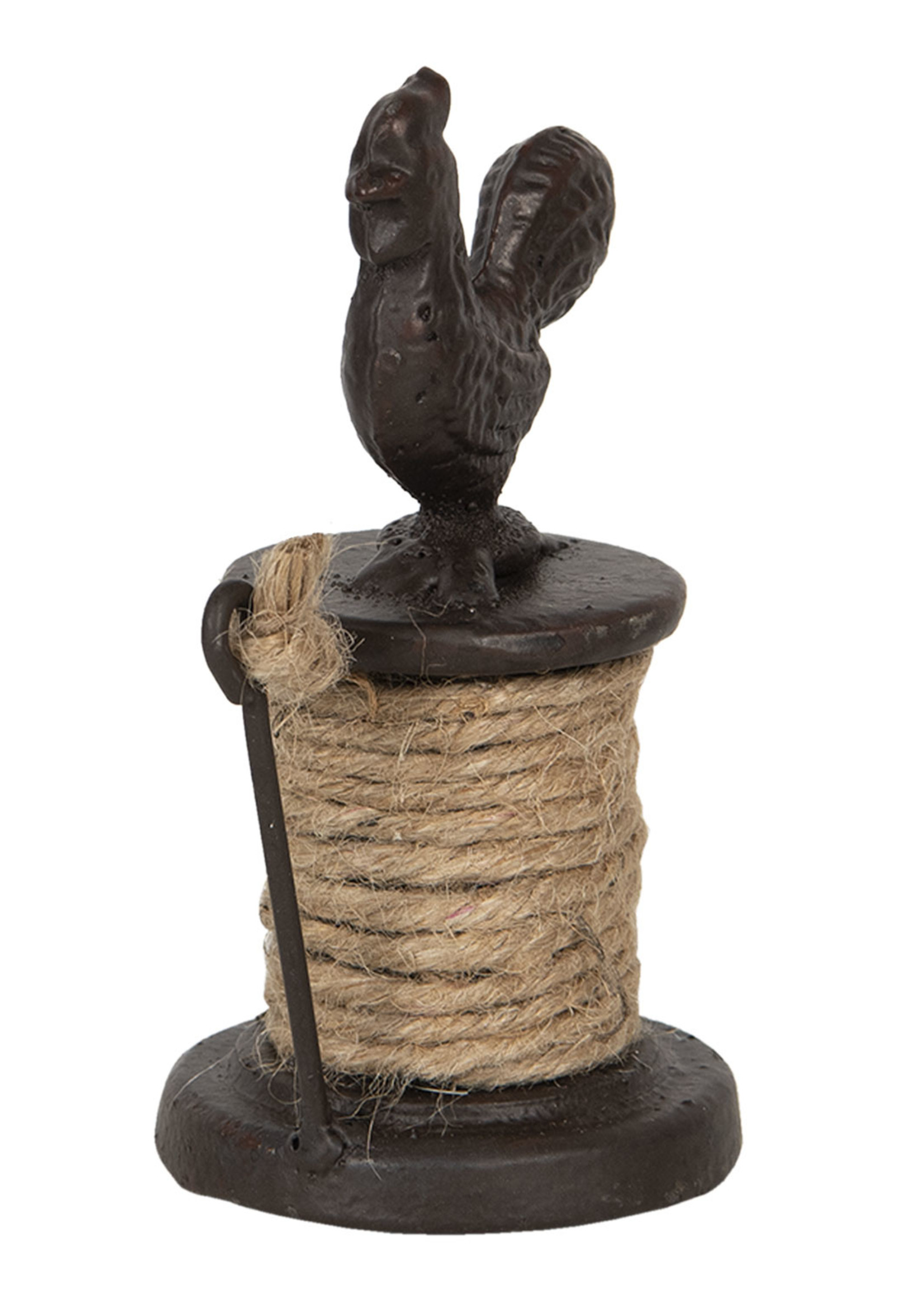 Clayre & Eef Support corde coq 9*7*13 cm 6Y3804