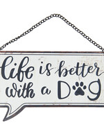 Clayre & Eef Plaque décorative 24*13 cm 6Y3836