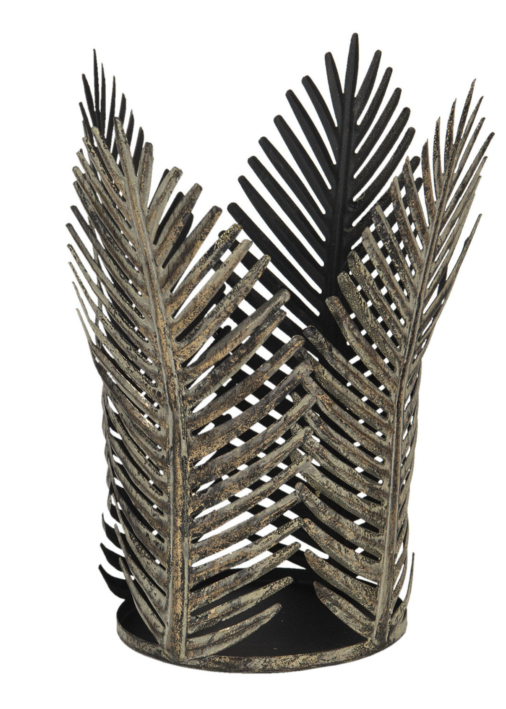 Clayre & Eef Bougeoir (set 2) 16*16*30 / 9*9*26 cm 6Y3892