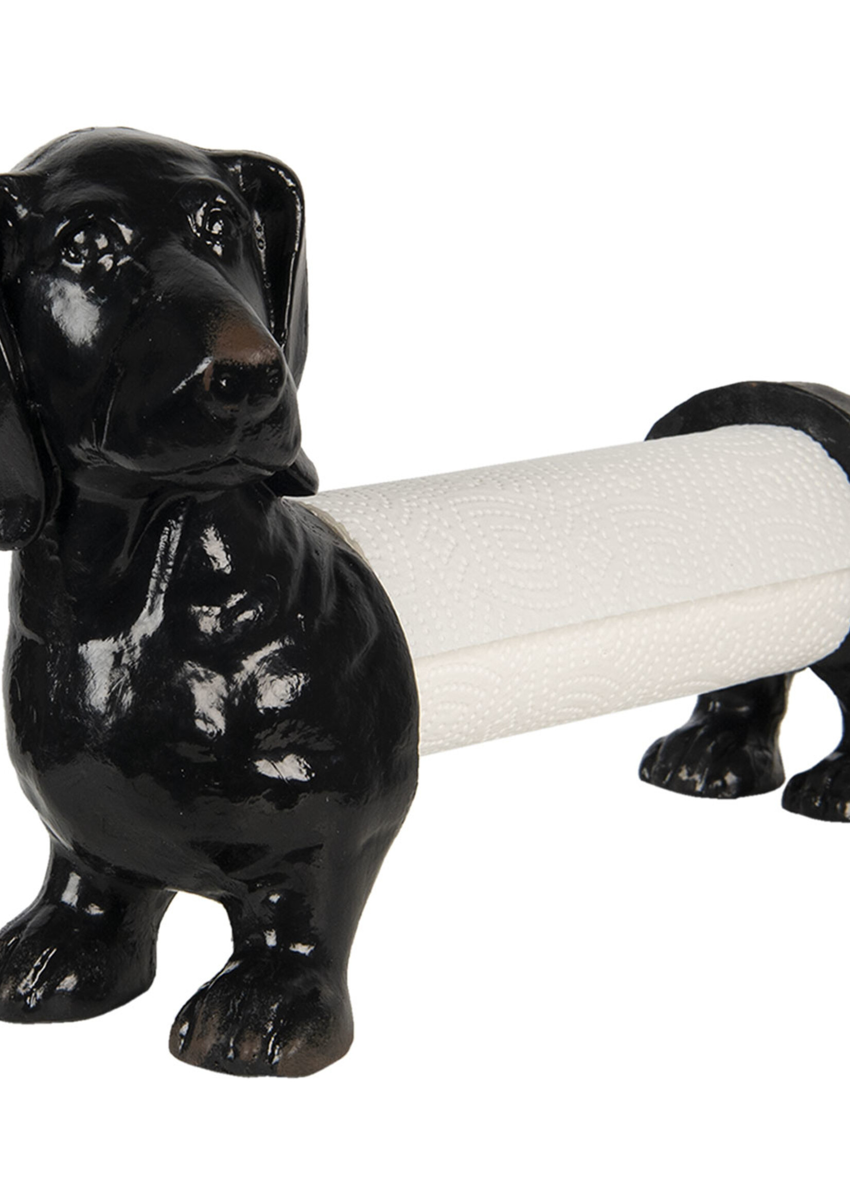 Clayre & Eef Porte-essuie-tout chien 36*12*22 cm 6Y3943