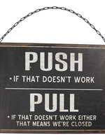 Clayre & Eef Tekstbord 39*1*30 cm 6Y3954