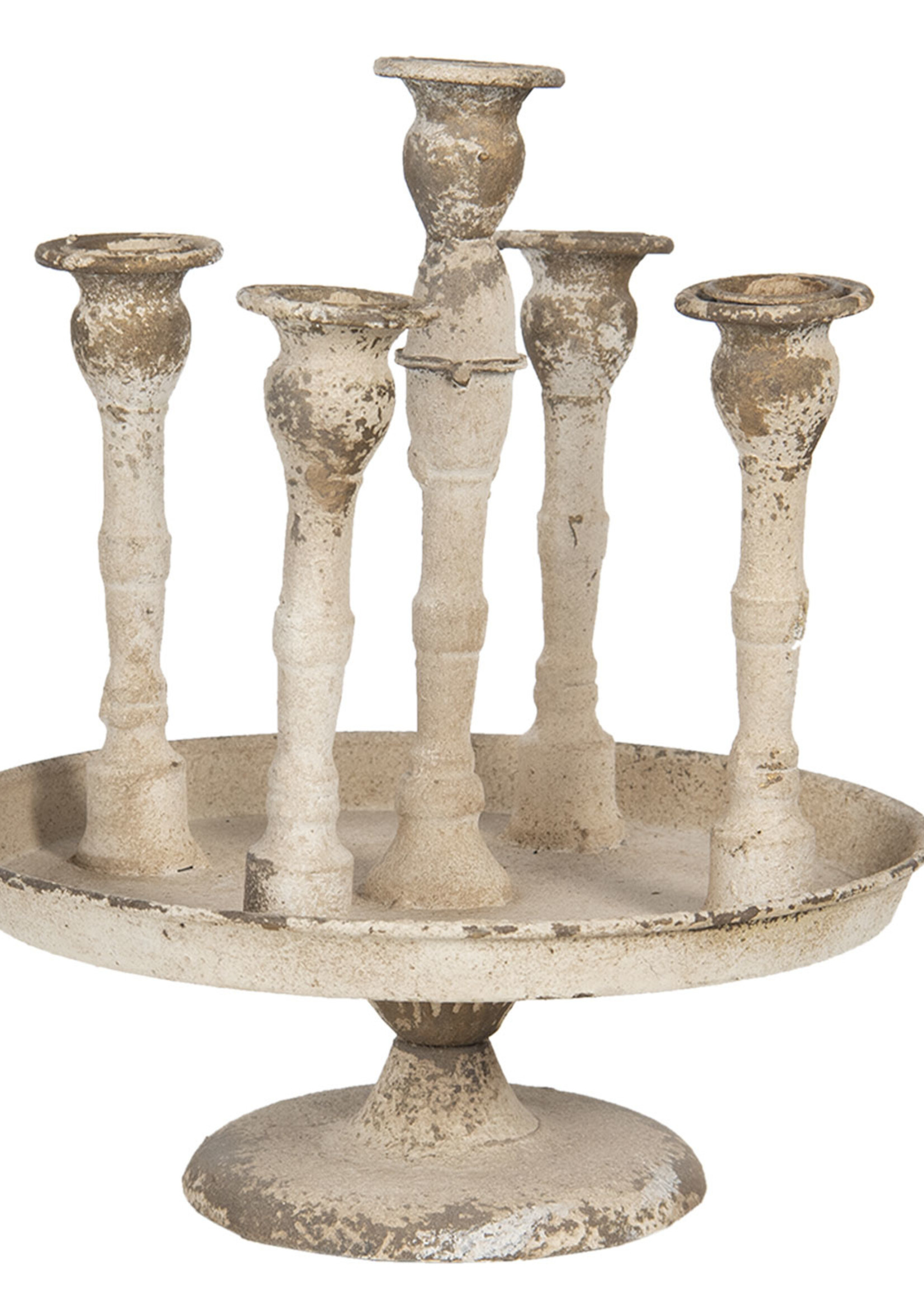 Clayre & Eef Kandelaar Ø 22*25 cm 6Y3978