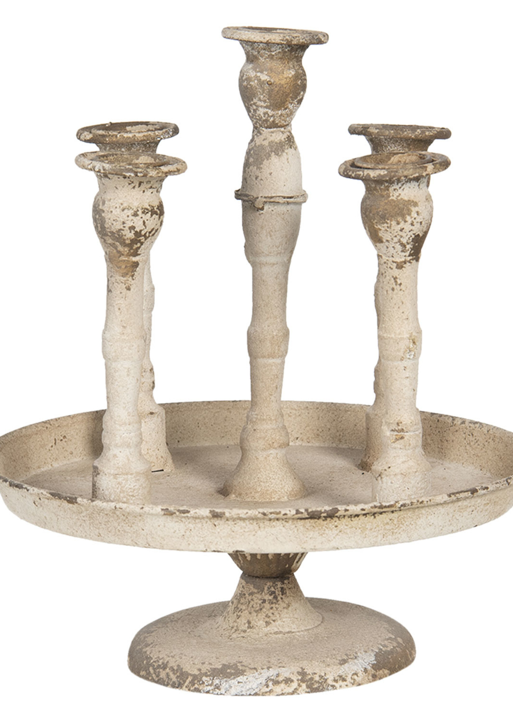 Clayre & Eef Kandelaar Ø 22*25 cm 6Y3978