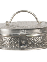 Clayre & Eef Metalen doosje 19*13*7 cm 6Y4043
