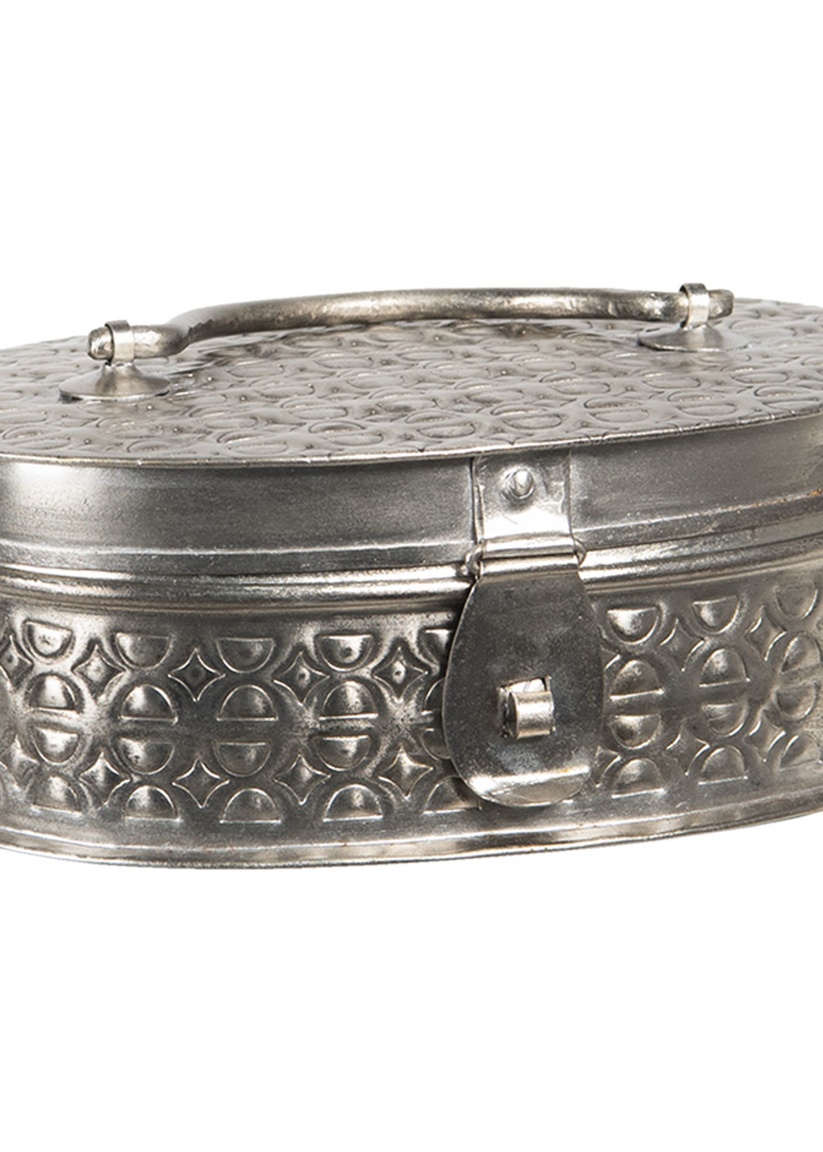 Clayre & Eef Boîte en métal 19*13*7 cm 6Y4043