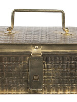 Clayre & Eef Boîte en métal 17*17*10 cm 6Y4047