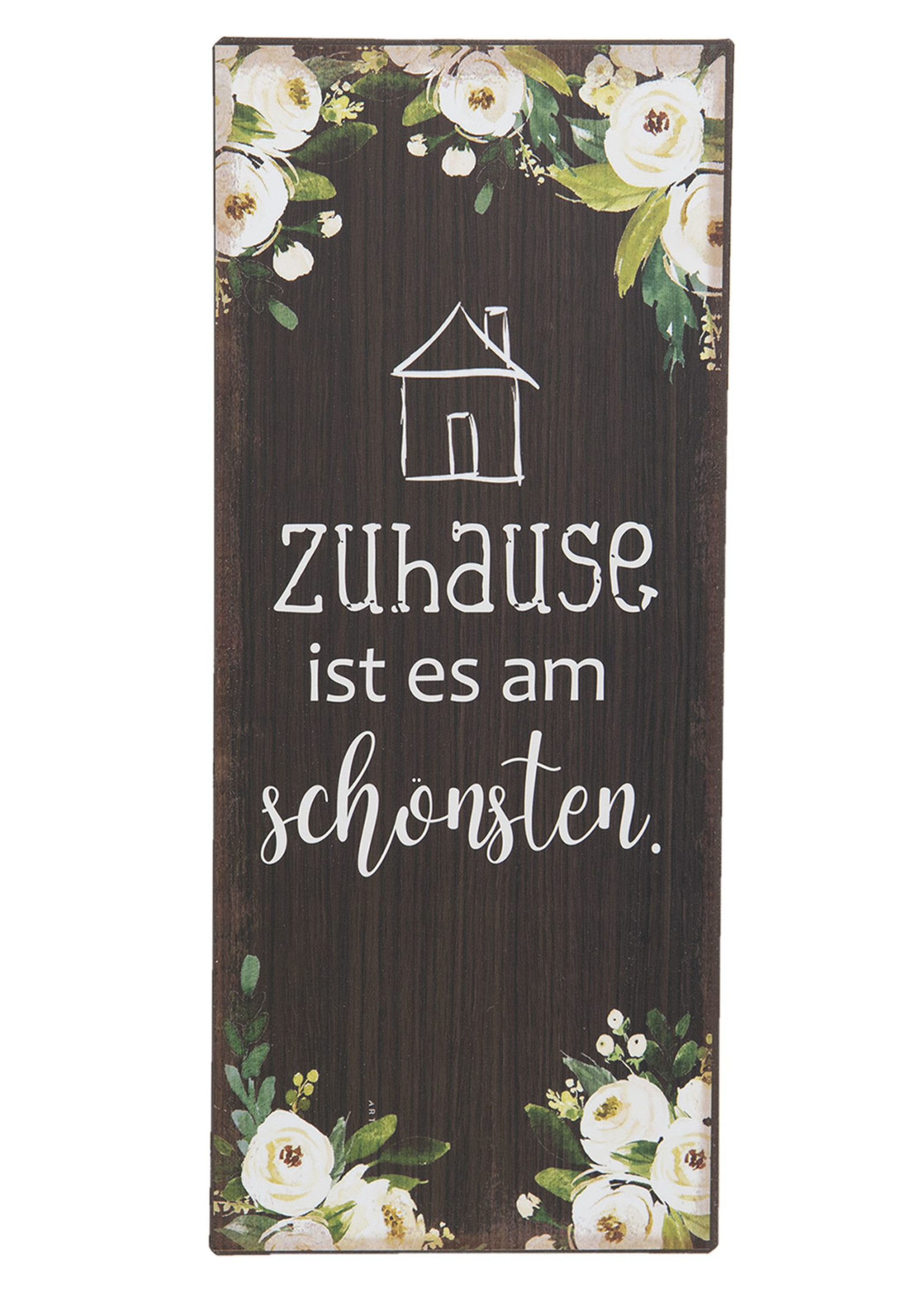 Clayre & Eef Tekstbord 15*35 cm 6Y4146