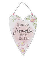 Clayre & Eef Tekstbord 20*29 cm 6Y4148