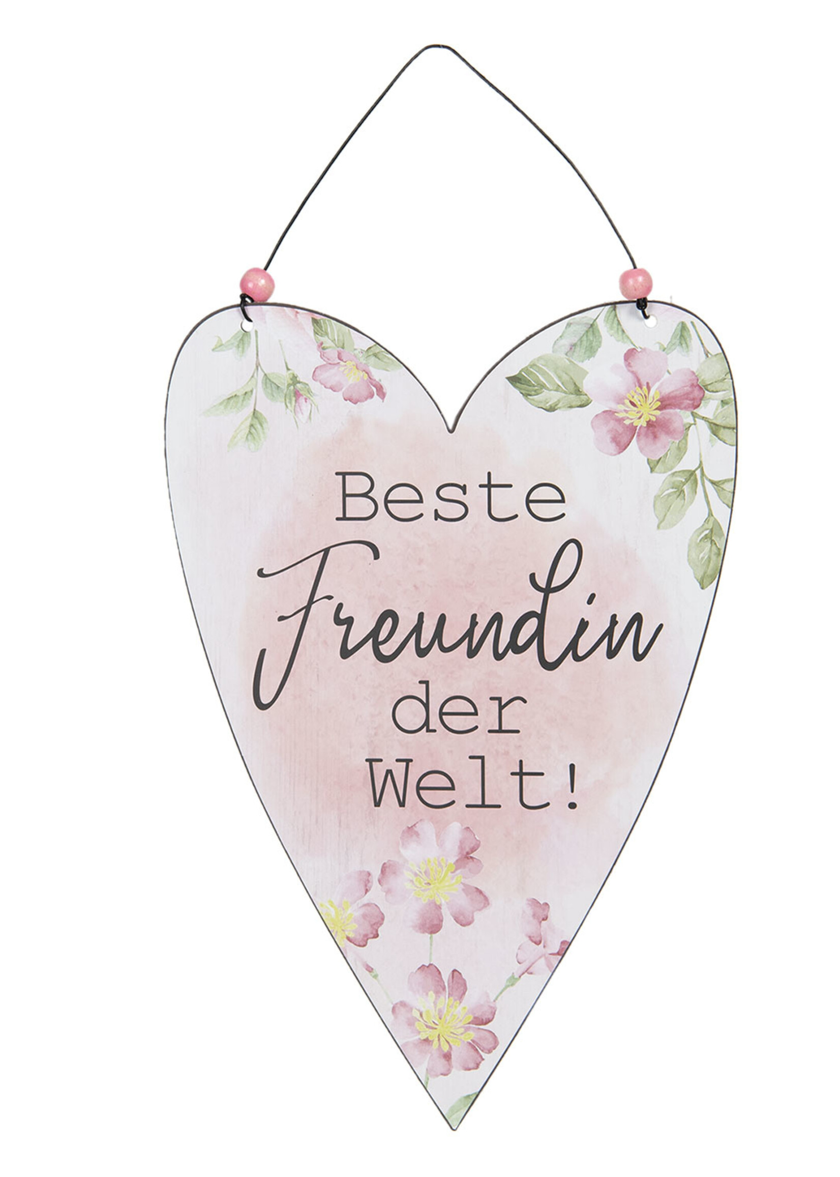 Clayre & Eef Tekstbord 20*29 cm 6Y4148