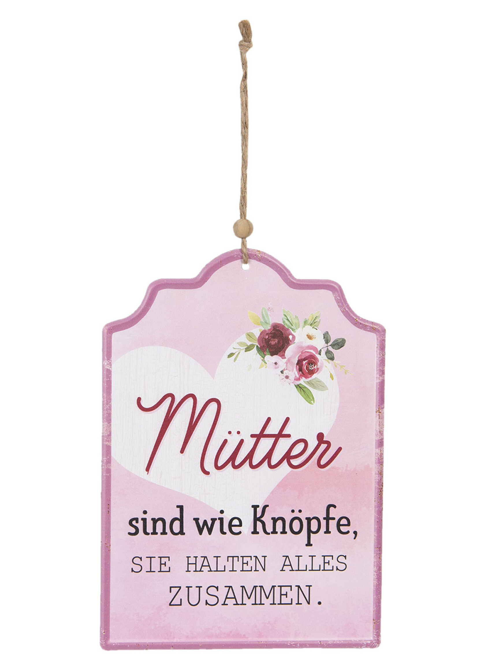 Clayre & Eef Plaque décorative 18*25 cm 6Y4154