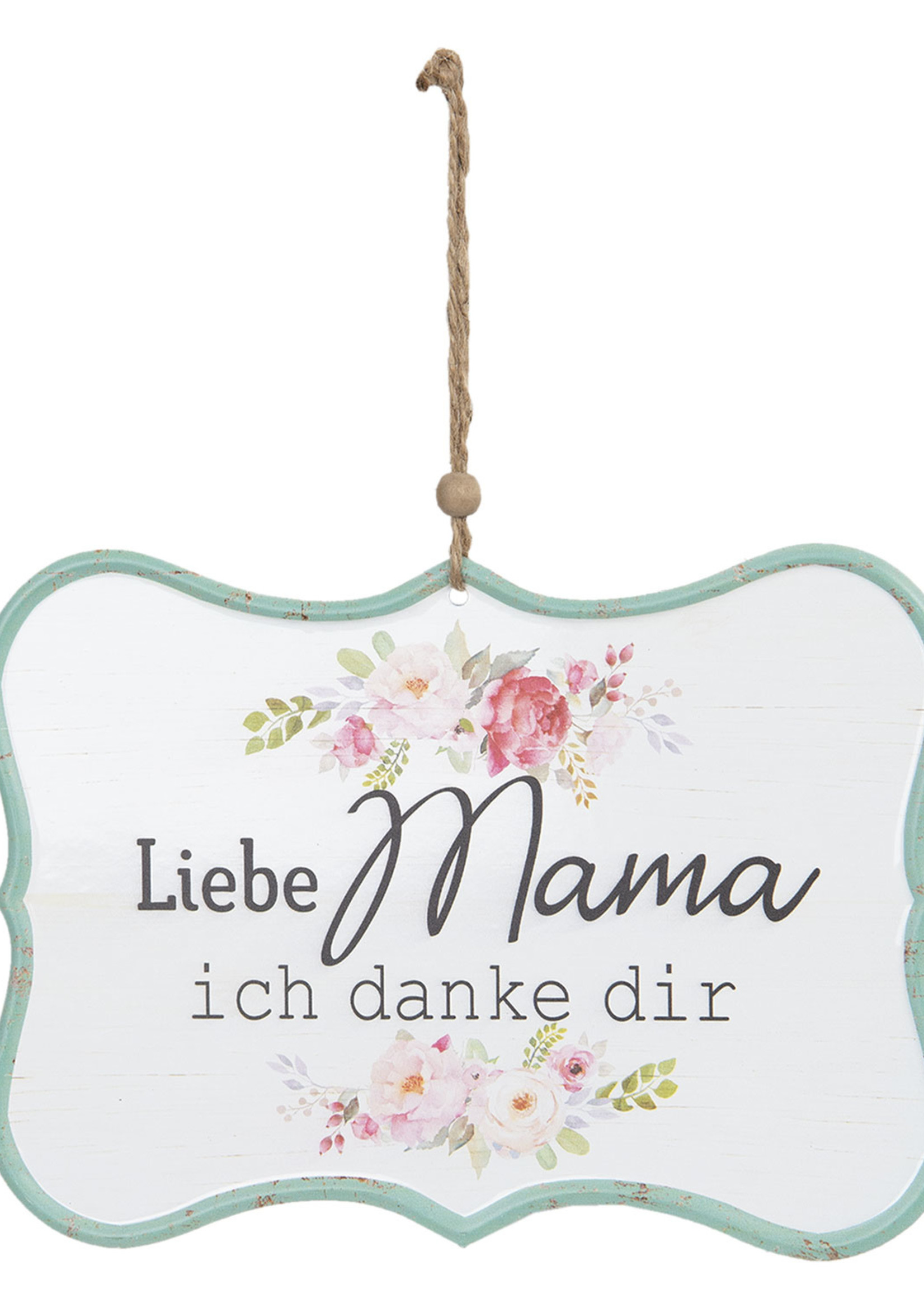 Clayre & Eef Plaque décorative 25*18 cm 6Y4156