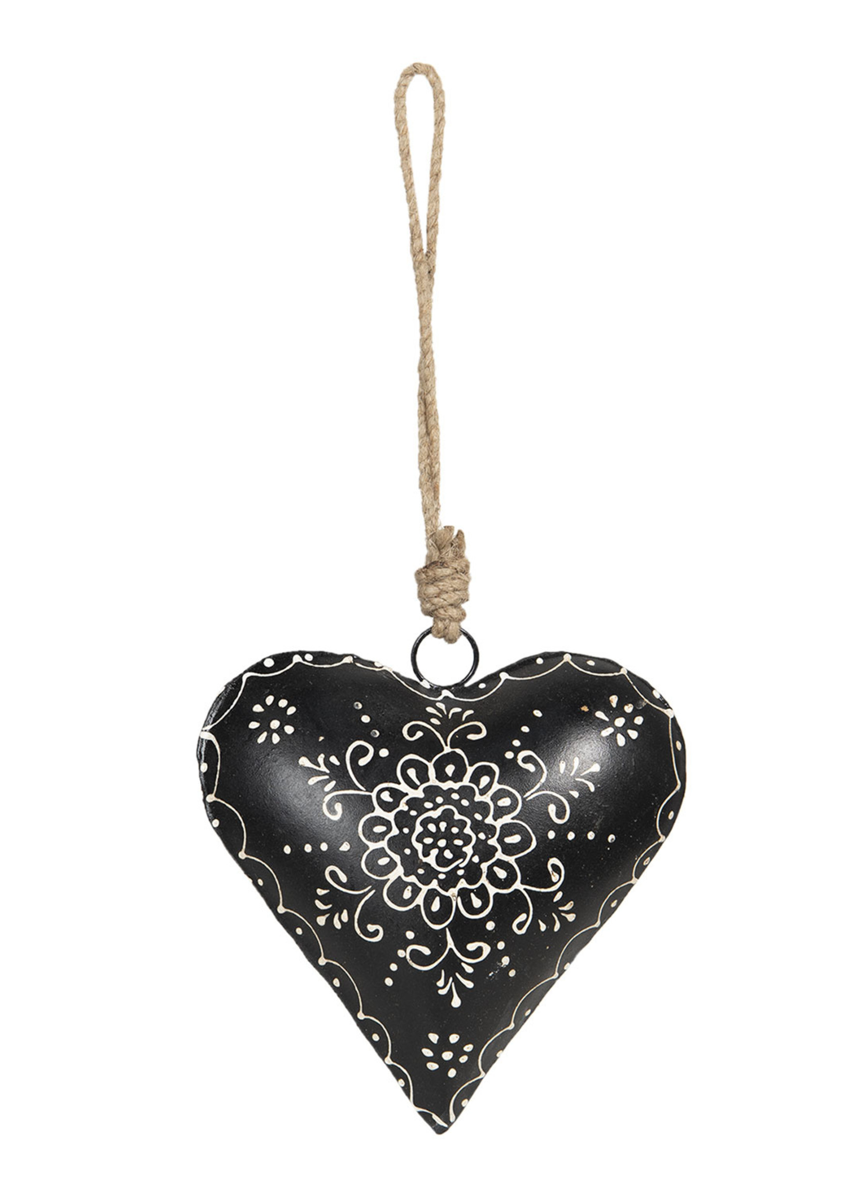 Clayre & Eef Coeur pendentif 16*4*16 cm 6Y4164