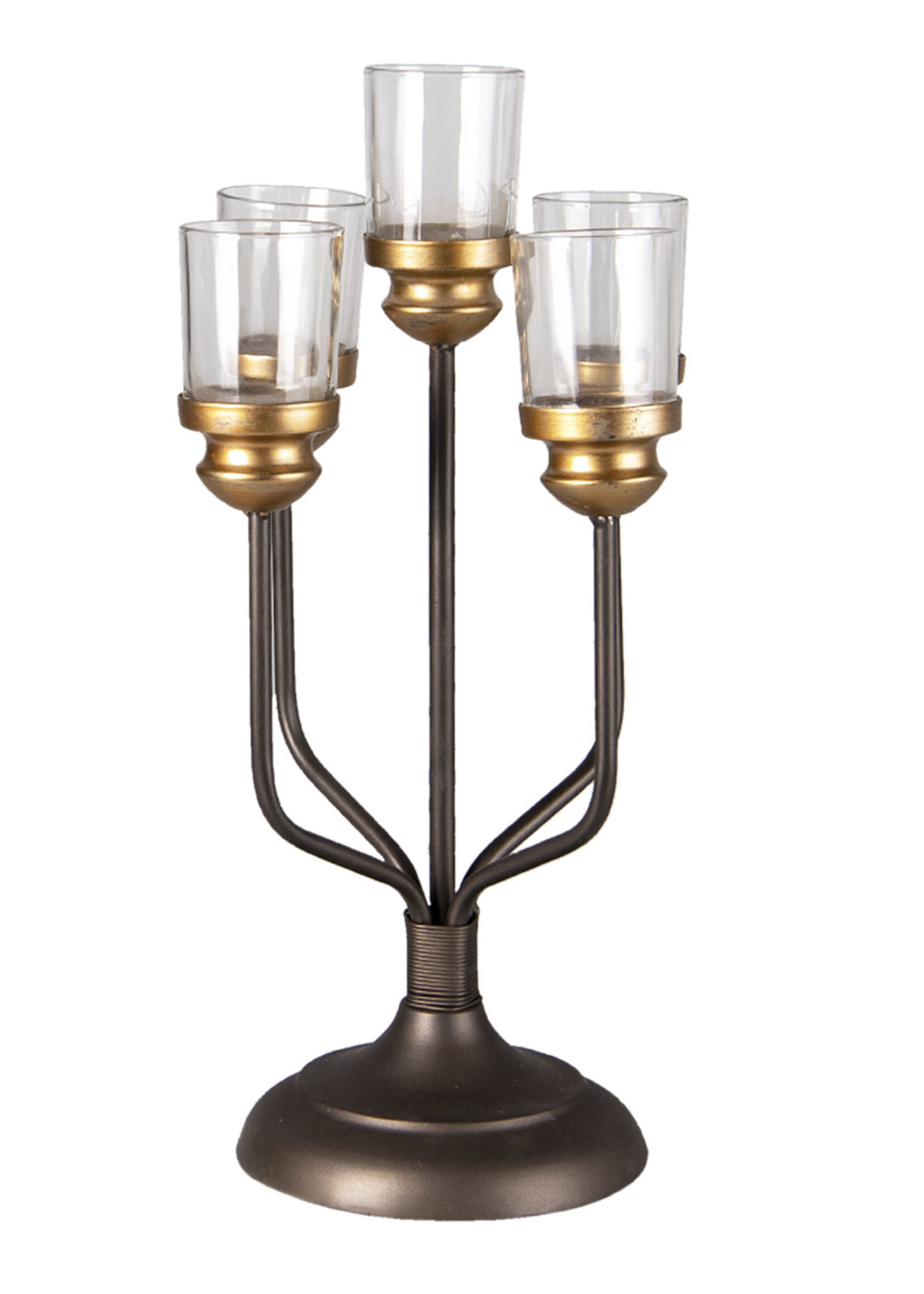 Clayre & Eef Kandelaar Ø 19*43 cm 6Y4329