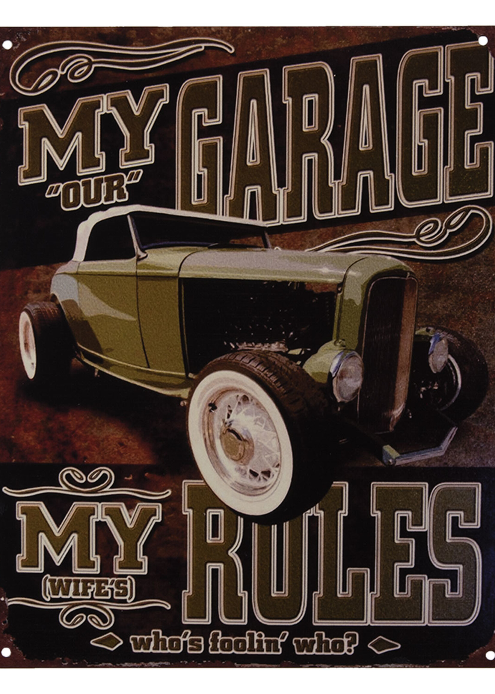 Clayre & Eef Plaque décorative 25*1*20 cm 6Y4353