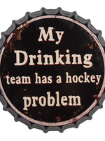 Clayre & Eef Tekstbord Ø 33*4 cm 6Y4414