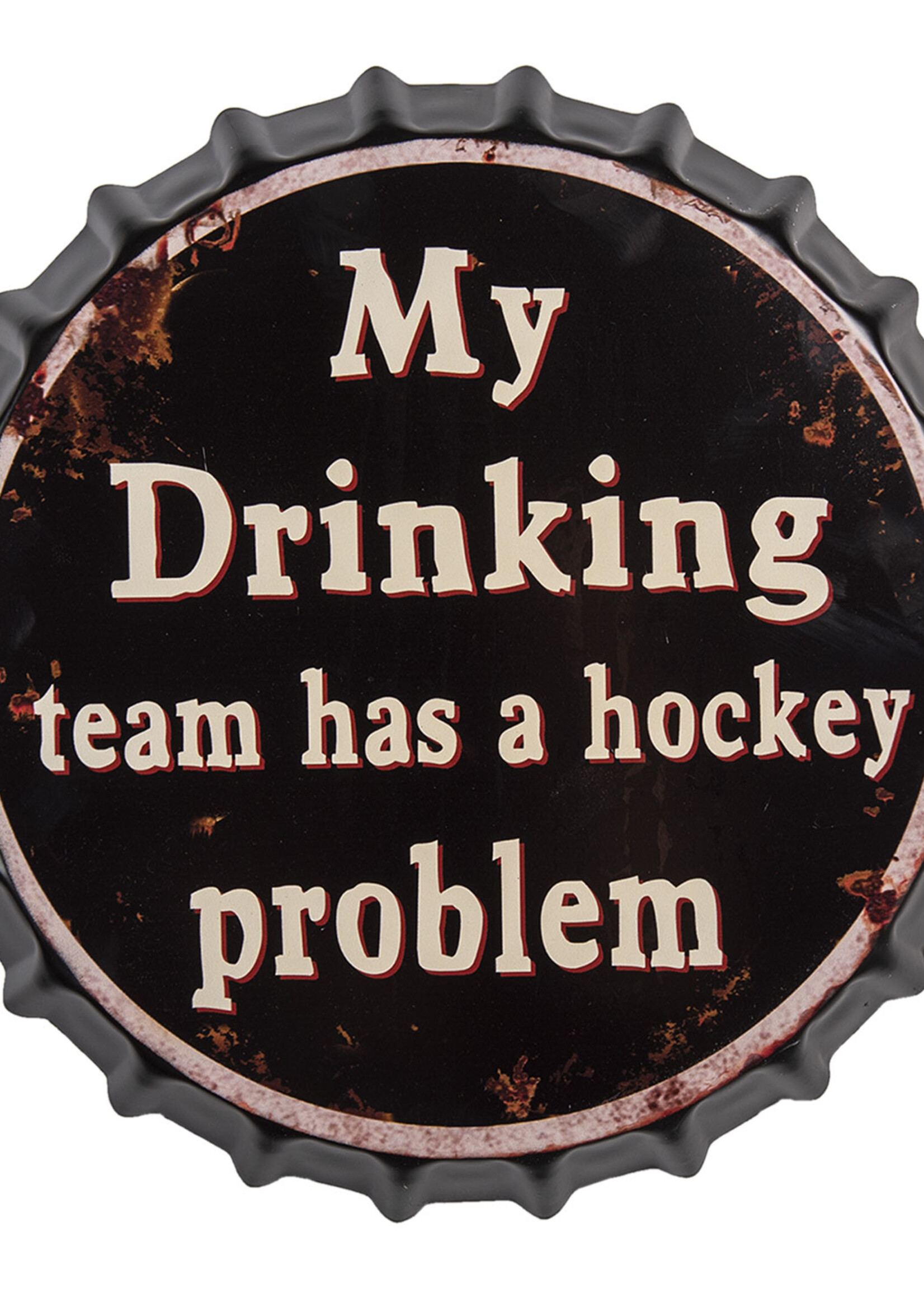 Clayre & Eef Plaque décorative Ø 33*4 cm 6Y4414