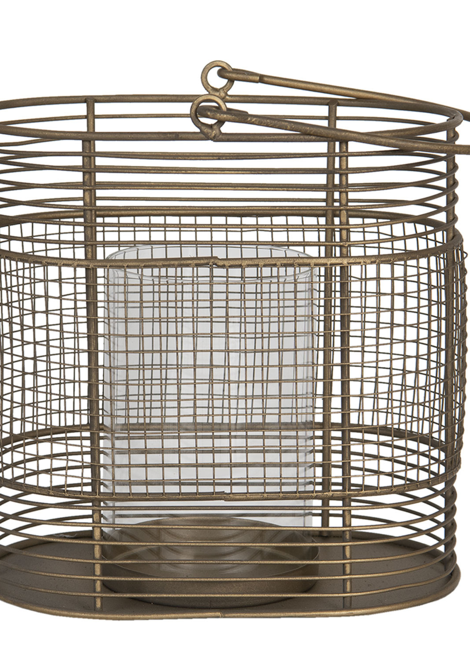 Clayre & Eef Waxinelichthouder 19*12*19 cm 6Y4422