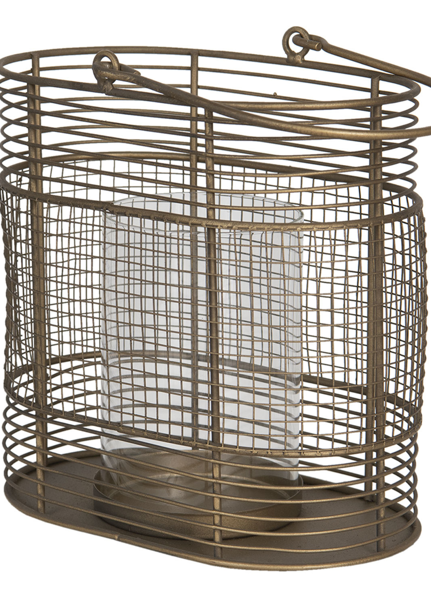 Clayre & Eef Waxinelichthouder 19*12*19 cm 6Y4422