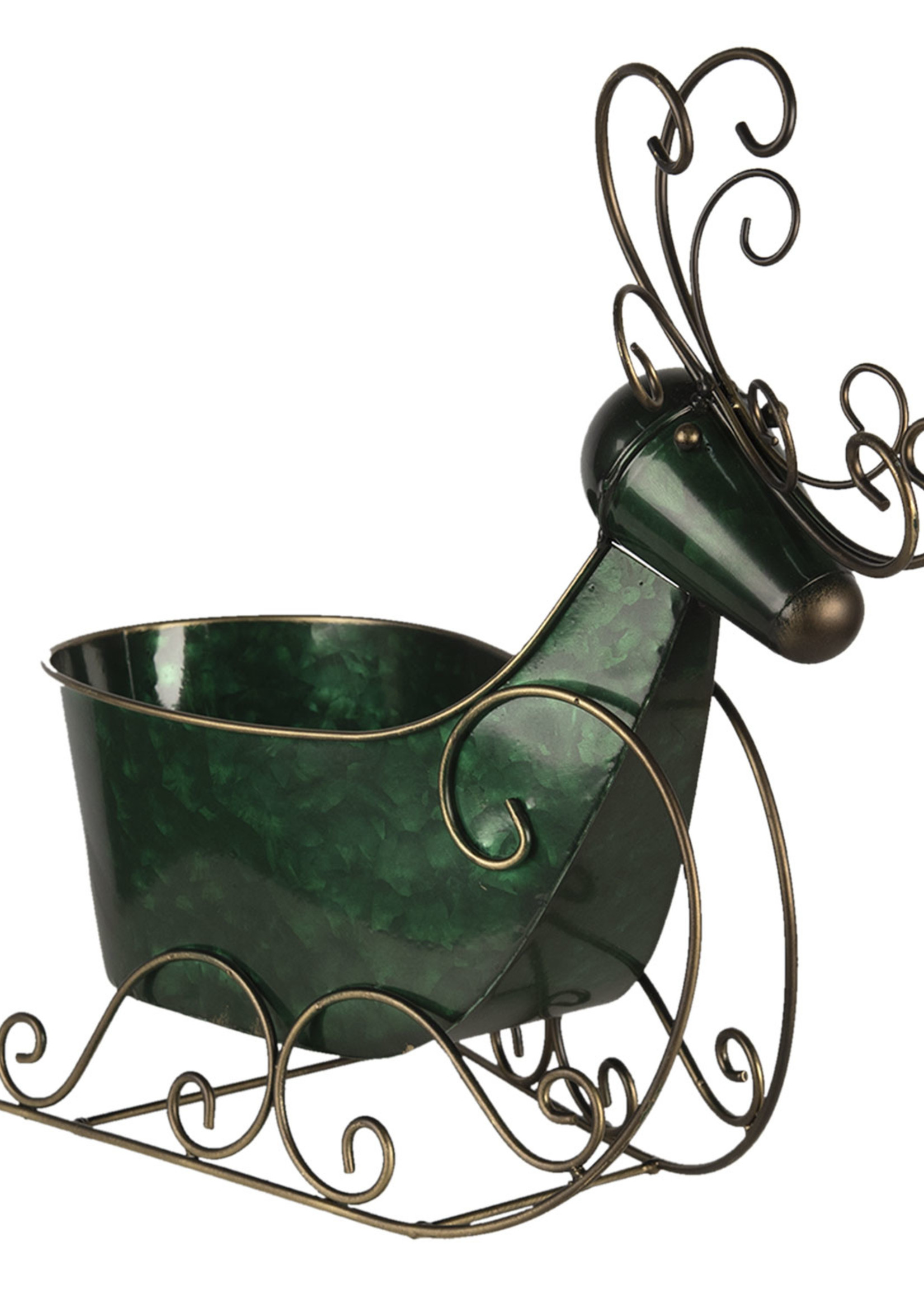 Clayre & Eef Décoration traîneau 34*17*37 cm 6Y4444